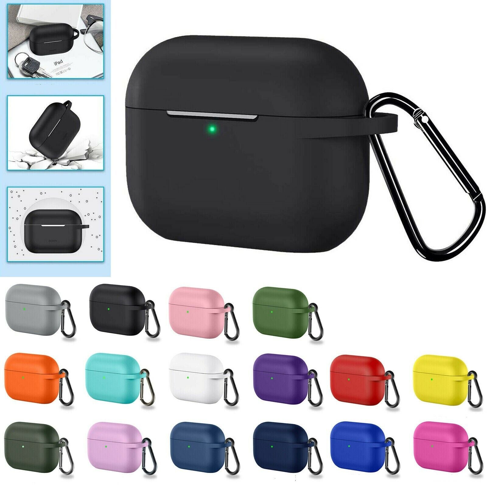 For Apple Airpods Pro Case Silicone Protective Cover for Earphones Free Postage