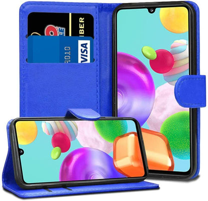 For Samsung Galaxy A41 Phone Case Leather Flip Shockproof Wallet Book Cover