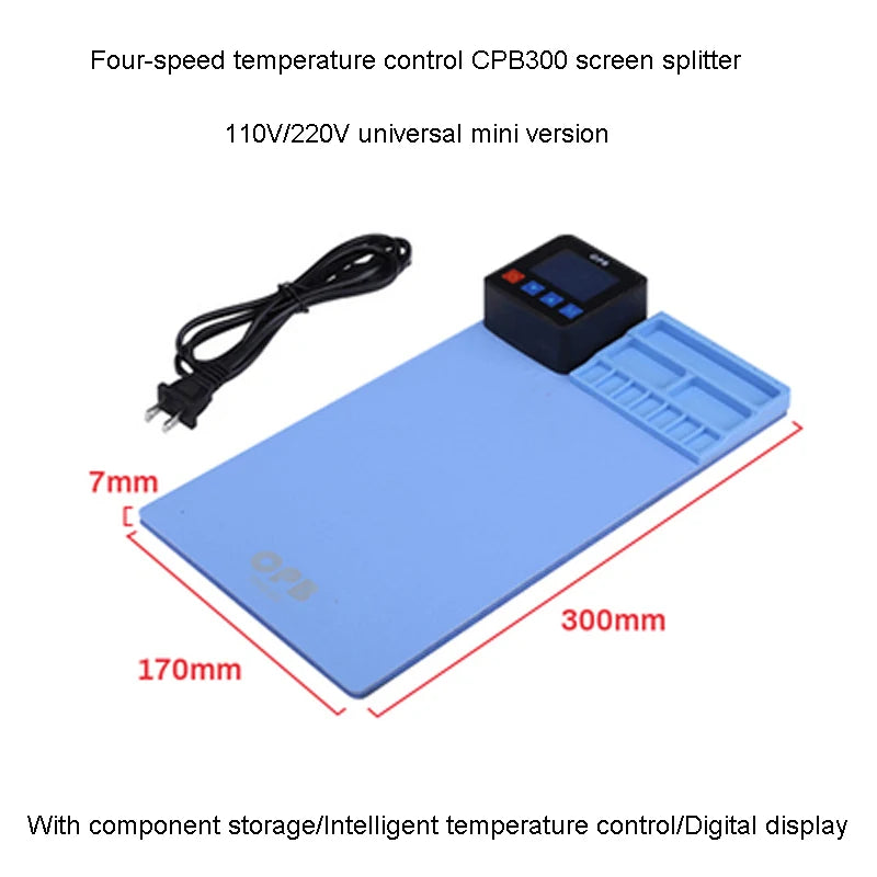 Mijing CPB Mini 300 CPB300 Heating Pad LCD Screen Separator Station for Iphone Ipad Samsung Screen Disassemble Repair Tool