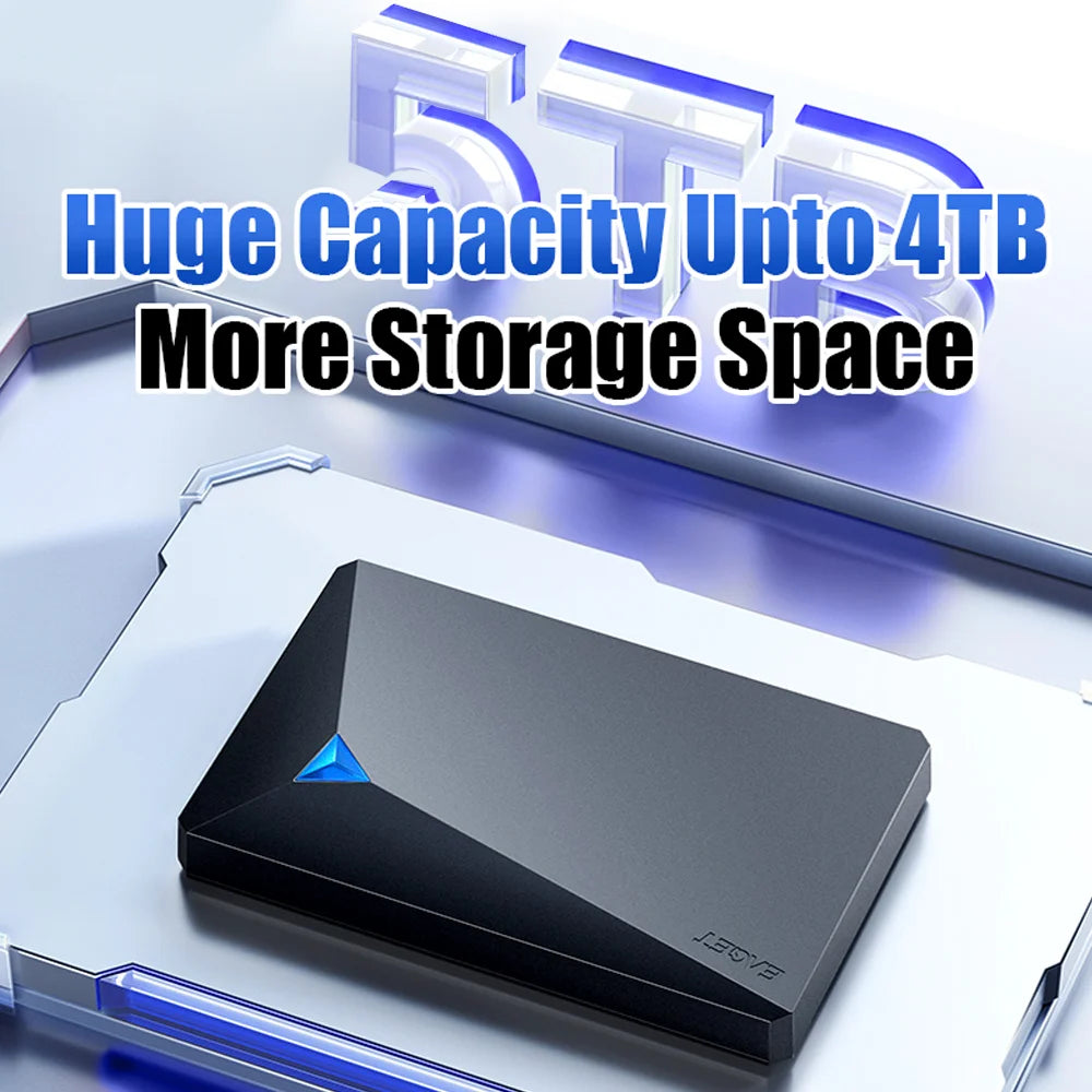 Portable External Hard Drive 1TB 5TB HDD 2.5 Inch 5Gbps External Hard Disk Memory Compatible for PC Mac Desktop Macbook