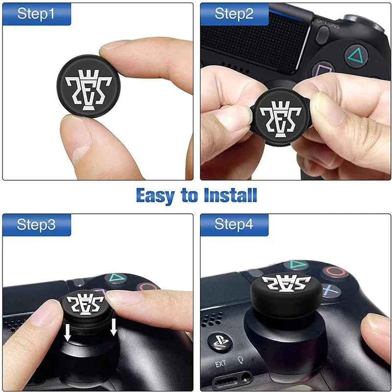 4Pcs Silicone Joystick Thumb Grips Protector Rocker Cap for PS5 NS PRO for XBOX Series X Controller Game Accessories