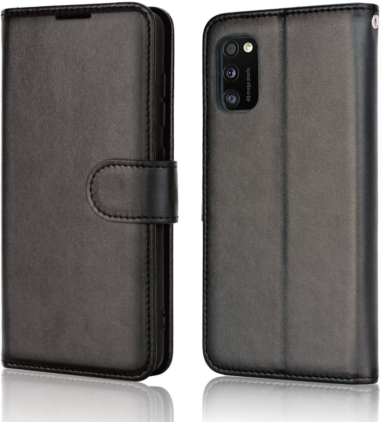 For Samsung Galaxy A41 Phone Case Leather Flip Shockproof Wallet Book Cover