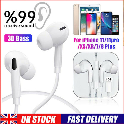 Wired Earphones Headphones Bluetooth for Iphone 14 Pro Max 12 11 Pro 7 8+ XR 13